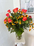 Orange Roses 1 dozen (Sale)